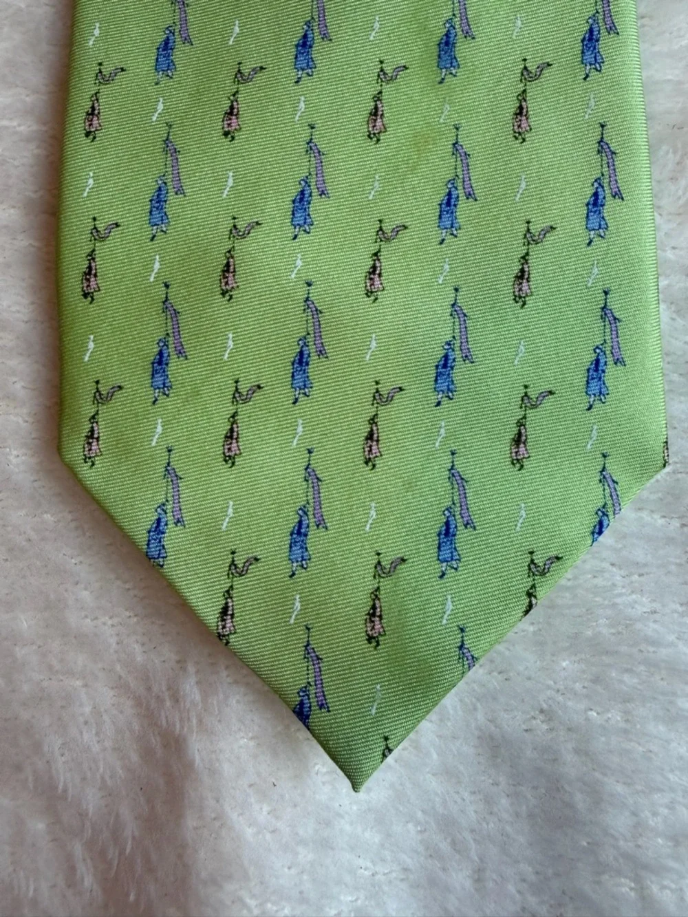 Looking Medipark Korean‎ Men's Marching Figures 100% Silk Woven Classic Tie